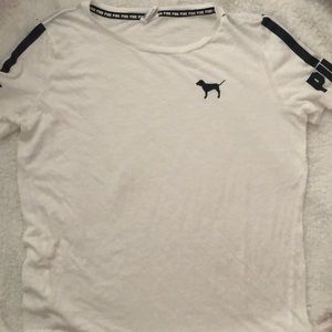 Black and White Victoria Secret PINK Tee Shirt